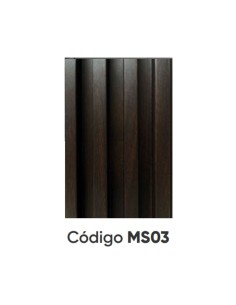 PANEL WPC RANURADO PARA PARED MS03 160X24X29MM