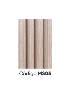 PANEL WPC RANURADO PARA PARED MS05 160X24X29MM