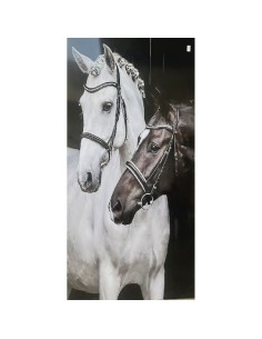 Laminado Caballo Blanco y Negro