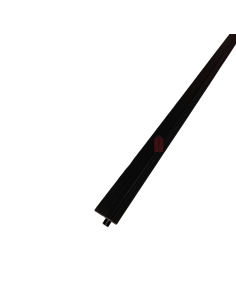 PERFIL DE ALUMINIO H NEGRO