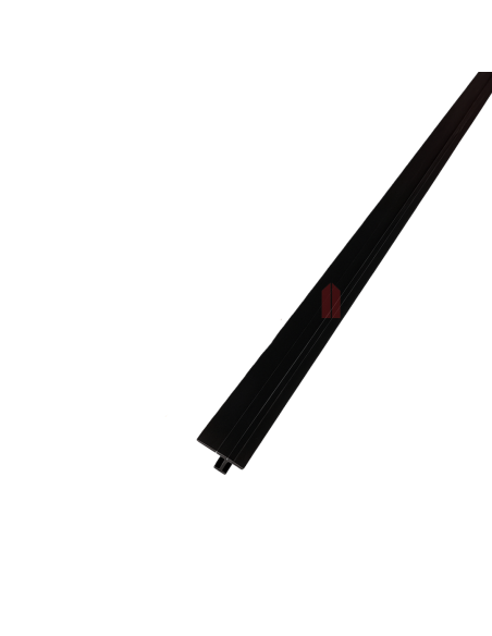 PERFIL DE ALUMINIO H NEGRO