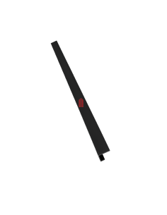 PERFIL J DE ALUMINIO NEGRO