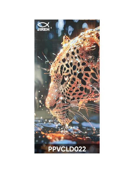 LEOPARDO DORADO 3D