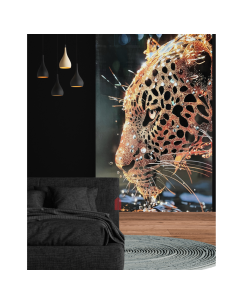 LEOPARDO DORADO 3D 2