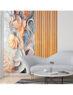 FLORAL EN RELIEVE 3D 2