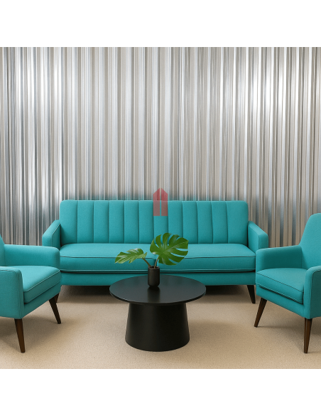 RANURADO METALIZADO SILVER