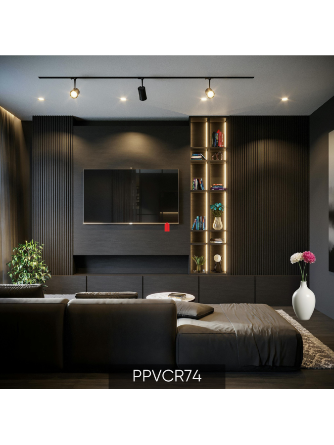 Panel WPC Ranurado Escarchado