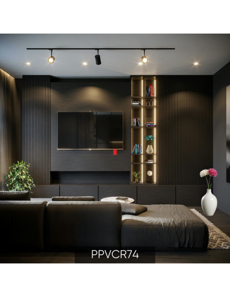 Panel WPC Ranurado Escarchado