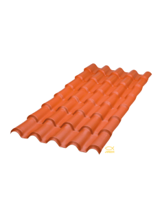 TEJA ESPAÑOLA DE PVC 5,668M X 1,05M X 2.5MM