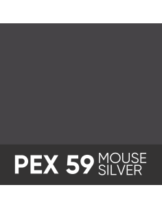 ALUM-PE-EXT FTT02059 MOUSE SILVER 150X550X4MM