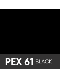 ALUM-PE-EXT 851 BLACK 150X550X4MM