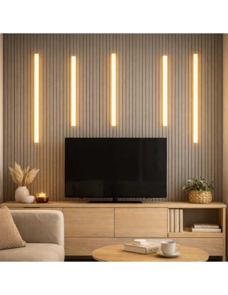 LED PARA PANEL WPC DE 16 CM X 24 MM 200CM 24C/12W