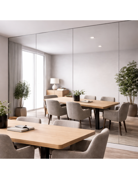 PARED PVC SILVER MIRROR MRS101 1220X2440X10MM