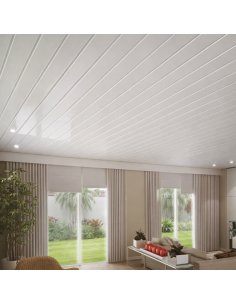 PANEL PVC 8MM MATT WHITE 5700MMX200MMX8MM 2