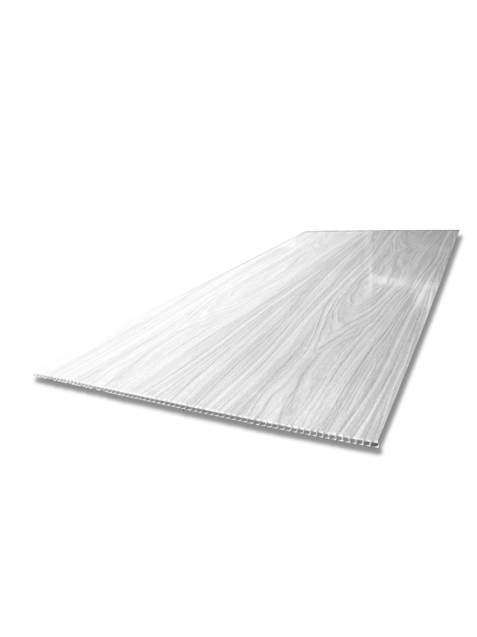 PANEL PVC 8MM MP-157 BLANCO MADERADO...