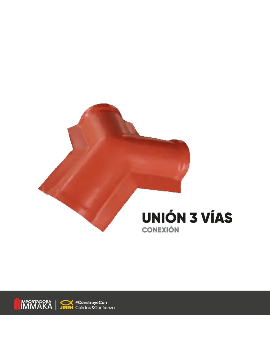 UNION 3 VIAS NARANJA