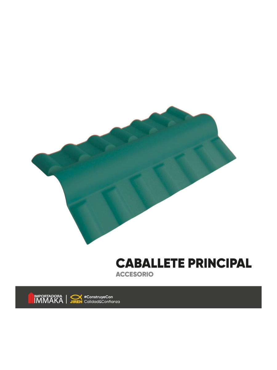 CABALLETE PRINCIPAL VERDE 1050MMX504MMX2.5MM