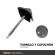 TORNILLO DE METAL, CAPUCHON Y TAPA GRIS