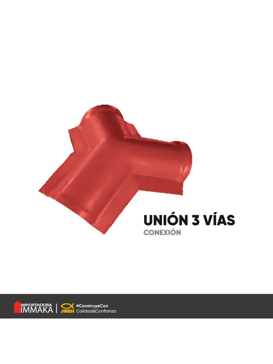 UNION 3 VIAS TERRACOTA