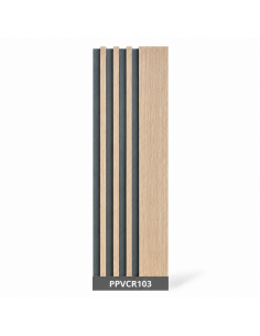 PANEL WPC RANURADO PARA PARED MS-TG02 2.80X0.16M1.5CM