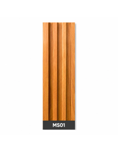 PANEL WPC RANURADO PARA PARED MS01 2.80X0.16M2.4CM