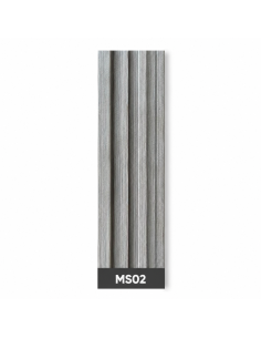 PANEL WPC RANURADO PARA PARED MS02 2.80X0.16MX2.4CM