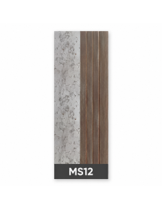 PANEL WPC RANURADO PARA PARED MS12 2.80X0.16MX1.2CM