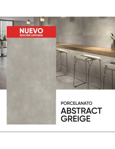 PORCELANATO ABSTRACT GREIGE RECTIFICADO 60X120X10MM