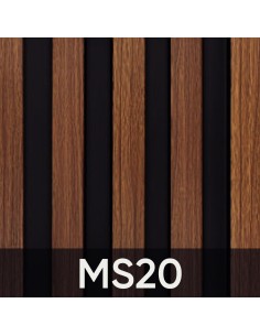 PANEL WPC RANURADO PARA PARED MS20 160X24X2800MM