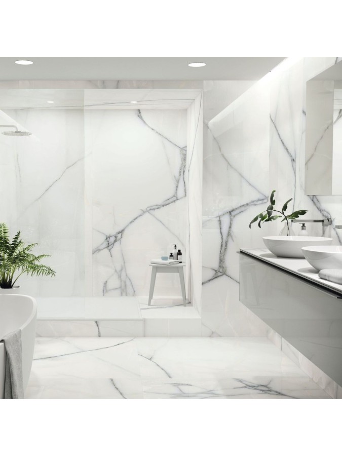 Porcelanato Newbury White Pulido