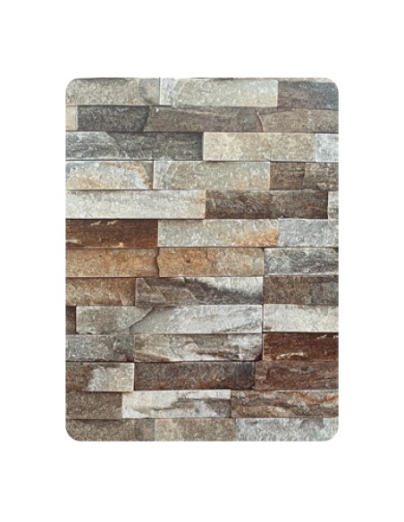 PARED PVC MOSAICO 8MM 8W05 PIEDRA HW53102-10 2500MMX400MM