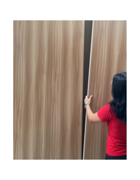 PARED PVC MOSAICO 8MM 8W02 MADERA CLARO NB68423-9 2500MMX400MM
