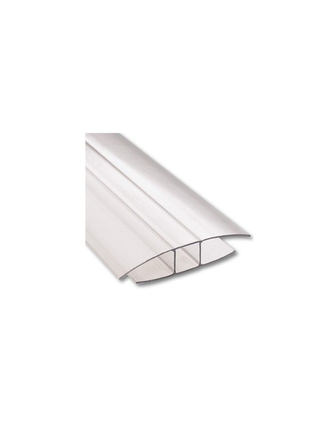 CONECTOR H Policarbonato 8MM CLEAR...