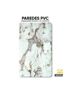 PARED DE PVC MARMOL LAMINADO 3D07 122X244X3MM