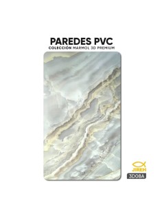 PARED DE PVC MARMOL LAMINADO 3D08 122X244X3MM