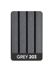 PANEL WPC RANURADO GREY PARA PARED EXTERIOR WP203...
